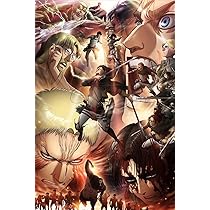 進撃の巨人 ポスター 額縁付き Amazon｜進撃の巨人 ポスターと壁アートキャンバス画像印刷現代